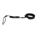 サーフィン リーシュコード マリンスポーツ Keenso Board Rope & Leg Rope, Stand Up Paddle Board Coiled Spring Leg Foot Rope Surfing Leash for Surfboard(Black)サーフィン リーシュコード マリンスポーツ