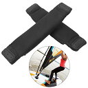 サーフィン リーシュコード マリンスポーツ Foot Straps Kiteboard, Surfing Foot Strap, 317g Black Soli...