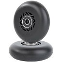 ウィール タイヤ スケボー スケートボード 海外モデル AOWESM 2 PCS RipStik Wheels 76mm Ripsurf Wheels 68mm Ripster Wheels 90A Ripstick DLX Caster Board Replacement Wheel Set with Bearings ABEC-9 (Black,ウィール タイヤ スケボー スケートボード 海外モデル