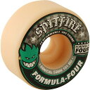 ウィール タイヤ スケボー スケートボード 海外モデル Spitfire Formula 4 101a Conical 54mm White W/Green &...