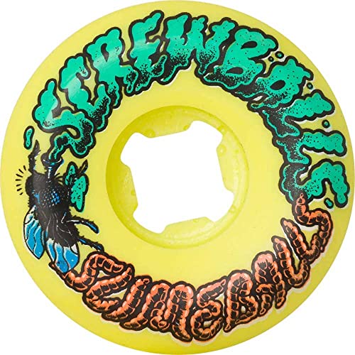 ウィール タイヤ スケボー スケートボード 海外モデル Slime Balls Skateboard Wheels 54mm Screw Balls Speed Balls 99A Yellowウィール タイヤ スケボー スケートボード 海外モデル