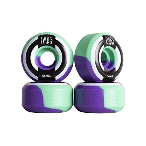 ウィール タイヤ スケボー スケートボード 海外モデル WELCOME Skateboard Wheels Orbs Apparitions Splits Mint/Lavender 56mm 99Aウィール タイヤ スケボー スケートボード 海外モデル