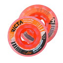 ウィール タイヤ スケボー スケートボード 海外モデル Ricta Asta Speedrings 53mm Clear Orange Slim 95a Ska...