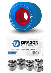 ウィール タイヤ スケボー スケートボード 海外モデル Fireball Tinder 60mm 81a Skateboard Bearings and Wheels Set for Skateboards & Longboards - Blue w/Dragon Built Built-in Bearings (4 Wheels, 8 Bearinウィール タイヤ スケボー スケートボード 海外モデル