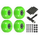 ウィール タイヤ スケボー スケートボード 海外モデル PATIKIL 52mm Skateboard Wheels and Bearings Set, 4 P...