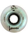 ウィール タイヤ スケボー スケートボード 海外モデル Luminous Quad Wheels Black Pearl Glitter 58mm 100A 4...