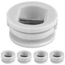 サーフィン リーシュコード マリンスポーツ Alomejor 5pcs 2.5cm Surfing Surfboard Leash Leg Rope Plug for Surfboard Paddle Board Kayak Accessories Equipment(White)サーフィン リーシュコード マリンスポーツ