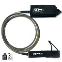 サーフィン リーシュコード マリンスポーツ XM SURF MORE Knee/Calf Surfboard Leash 8ft., Big Wave Cord...