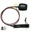 サーフィン リーシュコード マリンスポーツ XM SURF MORE Regular 7ft Surfboard Leash with Power Clip Q...