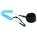 サーフィン リーシュコード マリンスポーツ PATIKIL 7.9ft x 7.2mm Surfboard Leash, Coiled Leashes with...