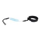 サーフィン リーシュコード マリンスポーツ Keenso Board Rope & Leg Rope, Stand Up Paddle Board Coiled Spring Leg Foot Rope Surfing Leash for Surfboard(Blue)サーフィン リーシュコード マリンスポーツ