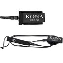 サーフィン リーシュコード マリンスポーツ KONA SURF CO. Premium Straight Comp Surfboard Leash Leg Rope for Shortboards and Longboards in Black Ankle sz:5mm x 6ftサーフィン リーシュコード マリンスポーツ