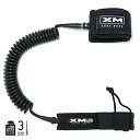 サーフィン リーシュコード マリンスポーツ XM Stand-UP Paddle (SUP) 6ft-12ft Leash, Regular Cord Thic...