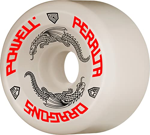   ܡ ȥܡ ǥ Powell Peralta Dragon Formula Skateboard Wheels 93A 64mm x 36mm White  ܡ ȥܡ ǥ