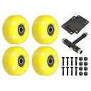 ウィール タイヤ スケボー スケートボード 海外モデル PATIKIL 52mm Skateboard Wheels and Bearings Set, 4 P...