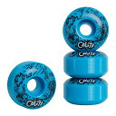 ウィール タイヤ スケボー スケートボード 海外モデル Cal 7 53mm Ice Cream and Taco Skateboard Wheels (Blu...