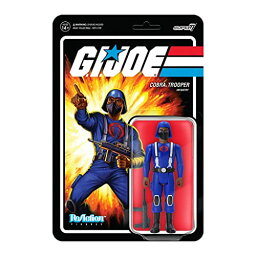 G.I.ジョー おもちゃ フィギュア アメリカ直輸入 映画 Super7 G.I. Joe Cobra Trooper Y-Back (Brown) 3.75 in Reaction FigureG.I.ジョー おもちゃ フィギュア アメリカ直輸入 映画