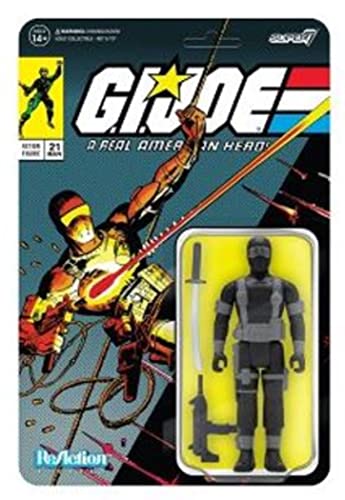 G.I.ジョー おもちゃ フィギュア アメリカ直輸入 映画 Super 7 GI Joe Reaction Figure Wave 2 - Snake Eyes (Comic v.1), Grey BlackG.I.ジョー おもちゃ フィギュア アメリカ直輸入 映画