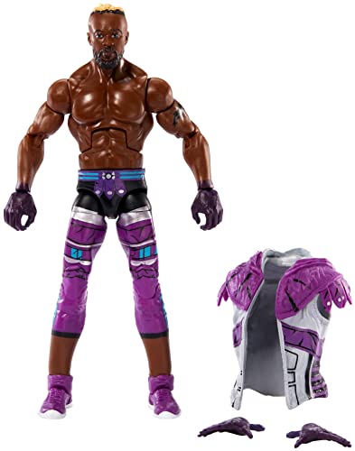 WWE フィギュア アメリカ直輸入 人形 プロレス Mattel WWE Kofi Kingston Elite Collection Action Figure, 6-inch Posable Collectible Gift for WWE Fans Ages 8 Years Old UpWWE フィギュア アメリカ直輸入 人形 プロレス
