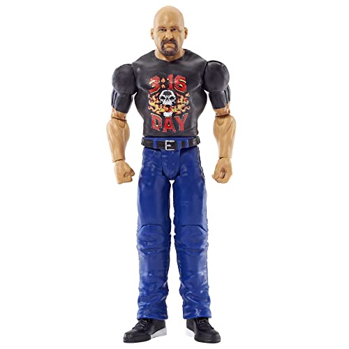 WWE フィギュア アメリカ直輸入 人形 プロレス Mattel WWE Basic Stone Cold Steve Austin Action Figure, Posable 6-inch Collectible for Ages 6 Years Old UpWWE フィギュア アメリカ直輸入 人形 プロレス