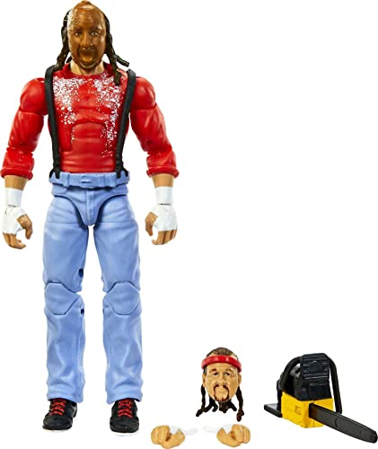 WWE フィギュア アメリカ直輸入 人形 プロレス Mattel WWE Chainsaw Charlie Elite Collection Action Figure with Accessories, Articulation & Life-like Detail, 6-inchWWE フィギュア アメリカ直輸入 人形 プロレス