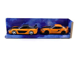 ジャダトイズ ミニカー ダイキャスト アメリカ Fast & Furious 1:32 Han's Mazda RX-7 & Toyota GR Supra Die-cast Car Twin Pack, Toys for Kids and Adultsジャダトイズ ミニカー ダイキャスト アメリカ
