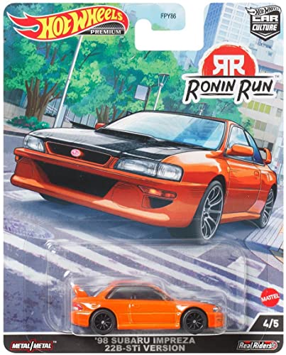 ホットウィール マテル ミニカー ホットウイール Hot Wheels Car Culture Circuit Legends Vehicles for 3 Kids Years Old & Up, Subaru WRX Sti 22B, Premium Collection of Car Culture 1:64 Scale Vehiclesホットウィール マテル ミニカー ホットウイール