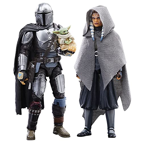 star wars スターウォーズ ディズニー STAR WARS The Black Series The Mandalorian, Ahsoka Tano Grogu Toy 6-Inch-Scale The Mandalorian Collectible Action Figure 3-Pack, Toys for Kids Ages 4 and Up (Amazon Exclusive)star wars スターウォーズ ディズニー