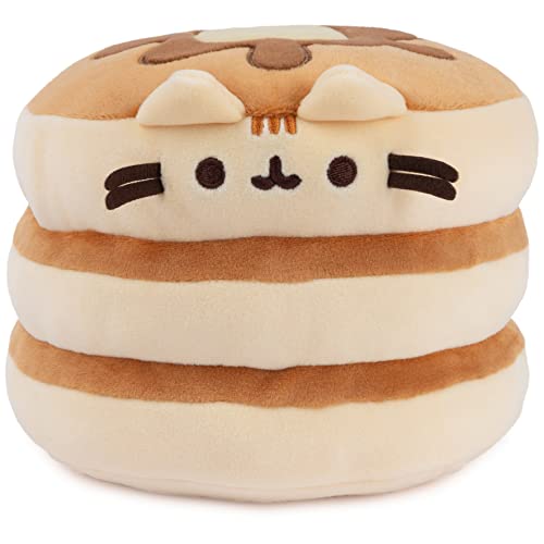 ガンド GUND ぬいぐるみ リアル お世話 GUND Pusheen The Cat Pancake Squisheen Plush, Squishy Toy Stuffed Animal for Ages 8 and Up, Brown, 6”ガンド GUND ぬいぐるみ リアル お世話