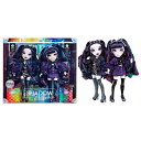 レインボーハイ Rainbow High おもちゃ フィギュア 人形 Rainbow High Shadow High Special Edition Twins- 2-Pack Fashion Doll. Purple Black Designer Outfits with Accessories, Great Gift for Kids 6-12 レインボーハイ Rainbow High おもちゃ フィギュア 人形