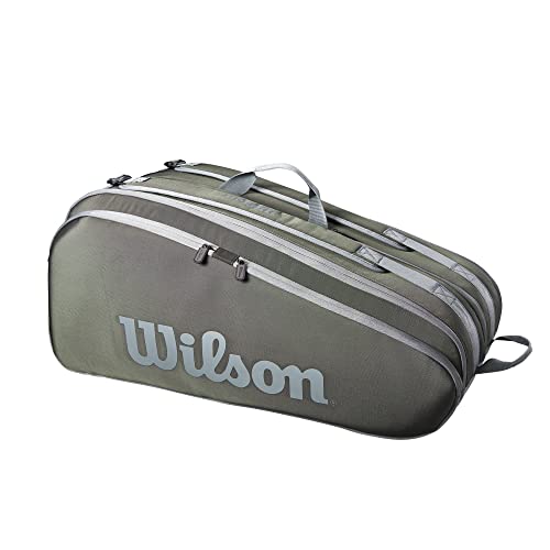 ƥ˥ Хå 饱åȥХå Хåѥå Wilson Tour Tennis Racket Bag - Dark Green, Holds up to 6 Racketsƥ˥ Хå 饱åȥХå Хåѥå