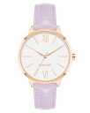 腕時計 ナインウェスト レディース Nine West Women 039 s Croco-Grain Strap Watch, NW/2840,Lavender/Rose Gold腕時計 ナインウェスト レディース