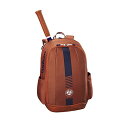 テニス バッグ ラケットバッグ バックパック WILSON Roland Garros Team Tennis Racket Bag - Clay/Navy, Holds up to 3 Racketsテニス バッグ ラケットバッグ バックパック