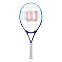 テニス ラケット 輸入 アメリカ ウィルソン Wilson Tour Slam Lite Adult Recreational Tennis Racket - Grip Size 3: 4 3/8", Light Blue/Dark Blueテニス ラケット 輸入 アメリカ ウィルソン