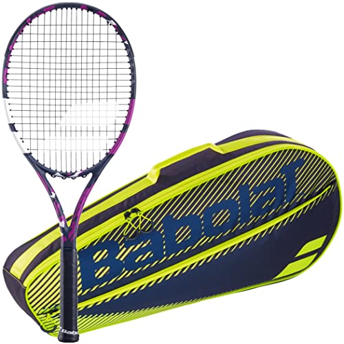 ƥ˥ 饱å ͢ ꥫ Хܥ Babolat Boost Aero Pink Strung Tennis Racquet (4 1/8