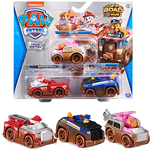 商品情報 商品名パウパトロール アメリカ直輸入 おもちゃ PAW Patrol 6060795 3 Pack True Metal Ride On Mud Cars with Skye, Chase and Marshall 1:55 Sc...