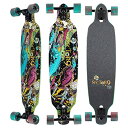 セクター9 ロングスケートボード スケボー 海外モデル アメリカ直輸入 Sector 9 Unisex Fractal Battle Complete Long...