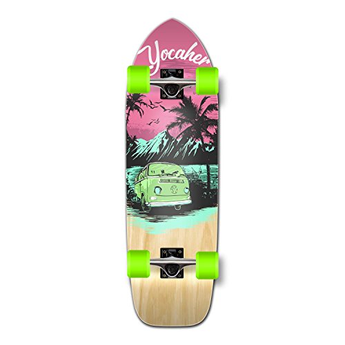 ロングスケートボード スケボー 海外モデル 直輸入 Yocaher Old School Longboard Skateboard 33