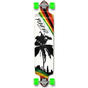 ロングスケートボード スケボー 海外モデル 直輸入 Yocaher Punked Bamboo Longboard Skateboard Freestyle 4...