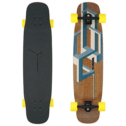 ロングスケートボード スケボー 海外モデル 直輸入 Loaded Boards Basalt Tesseract Bamboo Longboard Skateboard Complete (Dark Blue, 86a Stimulus Wheels)ロングスケートボード スケボー 海外モデル 直輸入