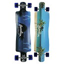 ロングスケートボード スケボー 海外モデル 直輸入 Paradise Longboard Drop Down Complete Cruiser Skateboa...