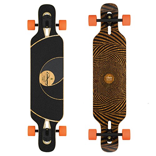 ロングスケートボード スケボー 海外モデル 直輸入 Loaded Boards Tan Tien Bamboo Longboard Skateboard Complete (80a Stimulus, Paris 180mm Matte Blk Trucks, Flex 1)ロングスケートボード スケボー 海外モデル 直輸入