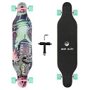 ロングスケートボード スケボー 海外モデル 直輸入 New Olym 41'' Longboard Skateboard 8 Layer Canadian Ma...
