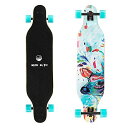 ロングスケートボード スケボー 海外モデル 直輸入 New Olym Longboard Skateboard, 41 Inch 8 Layer Canadia...