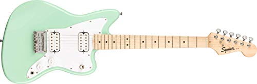 商品情報 商品名フェンダー エレキギター 海外直輸入 Squier Mini Jazzmaster Electric Guitar, with 2-Year Warranty, Surf Green, Maple Fingerboardフェンダー エレキギター 海外直輸入 商品名（英語）Squier Mini Jazzmaster Electric Guitar, with 2-Year Warranty, Surf Green, Maple Fingerboard 商品名（翻訳）Squier Mini Jazzmaster エレキギター、サーフグリーン、メイプルフィンガーボード 型番0370125557 ブランドFender 商品説明（自動翻訳）商品説明 Squier Mini Jazzmaster HHは、クラシックなスタイリングとおなじみのフェンダー・トーンを備えた小型の楽器を求めるプレイヤーに最適な一本です。薄くて軽いボディ、演奏しやすい「C」シェイプのネックプロファイル、サウンドのバリエーションを広げる3ウェイスイッチ付きのデュアルSquierハムバッキングピックアップ、しっかりとしたチューニングの安定性をもたらすハードテールブリッジなどのハイライトがあります。メーカーより Squier Mini Jazzmaster HHは、クラシックなスタイリングと親しみやすいフェンダー・トーンを備えた小型の楽器を求めるプレイヤーに最適なパートナーです。薄くて軽いボディ、演奏しやすい「C」シェイプのネックプロファイル、多彩なサウンドを生み出す3ウェイ・スイッチングのデュアルSquierハムバッキング・ピックアップ、安定したチューニングを実現するハードテイル・ブリッジなどが特徴です。 関連キーワードフェンダー,エレキギター,海外直輸入このようなギフトシーンにオススメです。プレゼント お誕生日 クリスマスプレゼント バレンタインデー ホワイトデー 贈り物