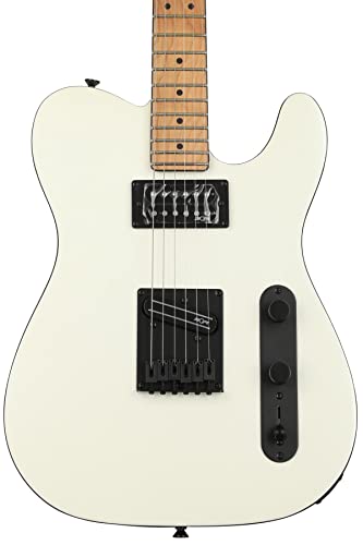 ե 쥭 ľ͢ Squier Contemporary RH Telecaster Electric Guitar, with 2-Year Warranty, Pearl White, Roasted Maple Fingerboard, None Pickguardե 쥭 ľ͢
