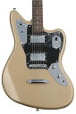 tF_[ GLM^[ COA Squier Contemporary Jaguar ST Electric Guitar, with 2-Year Warranty, Shoreline Gold, Laurel Fingerboard, Black PickguardtF_[ GLM^[ COA