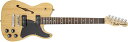 tF_[ GLM^[ COA Fender Jim Adkins JA-90 Thinline Telecaster Electric Guitar, with 2-Year Warranty, Natural, Laurel FingerboardtF_[ GLM^[ COA