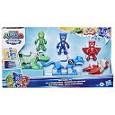 PJ Masks しゅつどう！パジャマスク アメリカ直輸入 おもちゃ PJ Masks Power Hero Animal Trio Playset, with 3 Cars and Action Figures, Preschool Toys, Superhero Toys for 3 Year Old Boys and Girls PJ Masks しゅつどう！パジャマスク アメリカ直輸入 おもちゃ