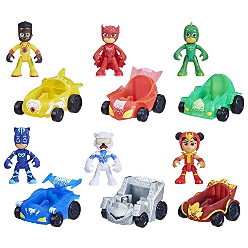 PJ Masks しゅつどう！パジャマスク アメリカ直輸入 おもちゃ PJ Masks Power Heroes Racer Collection Preschool Toy with 6 Action Figures and 6 Vehicles for Kids 3 Years Up (Amazon Exclusive)PJ Masks しゅつどう！パジャマスク アメリカ直輸入 おもちゃ